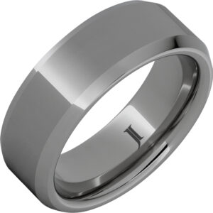 Jewelry Innovations Rugged Tungsten beveled ring