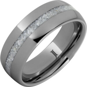 Mack The Ring - Rugged Tungsten™ Shark Tooth Inlay Ring