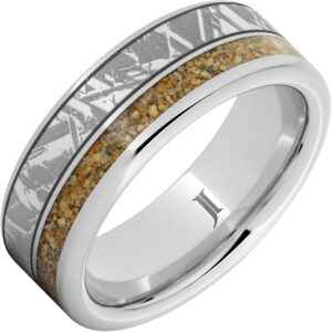 Chicxulub - Serinium® Dinosaur Fossil Inlay Ring