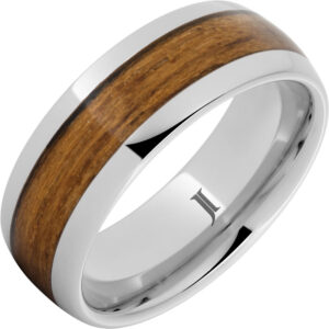 Serinium® Ring with Marine Teak Inlay