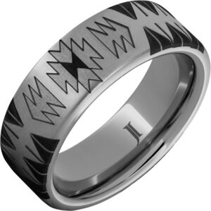Navajo Blanket Pattern Rugged Tungsten™ Ring