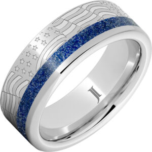Old Glory - Lapis Inlay Serinium® Ring